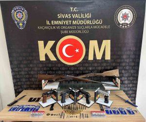 SİVAS'TA KAÇAK SİLAH OPERASYONU: 1 KİŞİ TUTUKLANDI