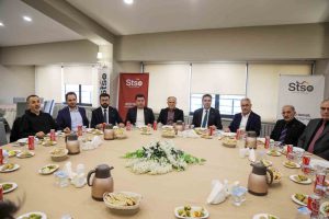 STSO BAŞKANI ZEKİ ÖZDEMİR, MESLEK ODALARI BAŞKANLARIYLA BİR ARAYA GELDİ