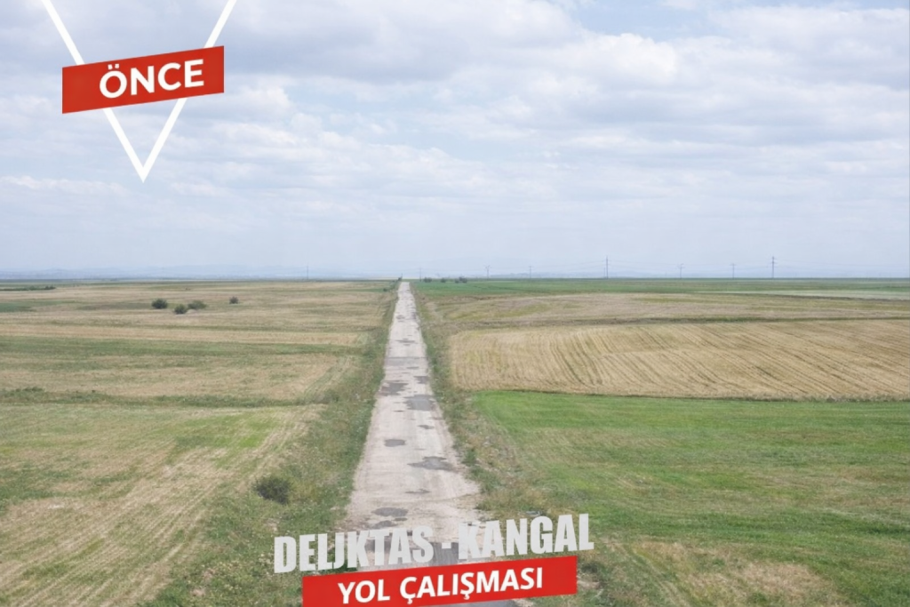 kangal yol çalışması