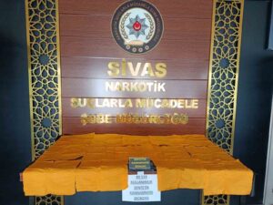 SİVAS’TA 89 BİN 559 ADET KÂĞIDA EMDİRİLMİŞ UYUŞTURUCU MADDE ELE GEÇİRİLDİ